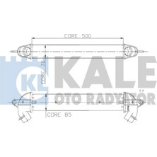 Kale Mtxdpn Turbo Radyatörü [ Fiat Doblo 1.9 Jtd 2001- Al+Al ]