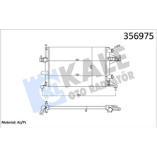 Kale Mtxdpn Radyatör Brazing Corsa C-Combo-Tigra 1.0-1.2-1.2 16V-1.4-1.4 16V Ac Klimasiz Mek 545X359X23 1300236-9201955-25555161-24445162