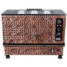 Anka Bakır Pro Kompakt Full Otomatik Çay Makinası 3 Demlikli 30 Litre Elektrikli Doğalgazlı