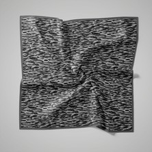 Piramit Naturel Eşarp | Tel Örgü