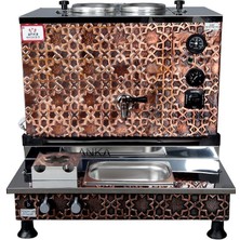  Anka Pro Plus Otomatik Çay Kazanı, 2 Demlikli, 20 Litre, Bakır, Elektrikli,gazlı