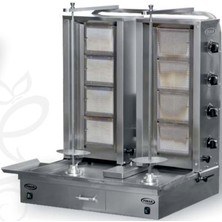 Pimak Doğalgazlı Alt Çiftli Motorlu Döner Makinası 5+5 Gözlü