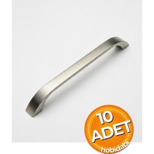 Hobidabi 160 mm Metal 10 Adet Göksu Inox Kulp Tv Ünitesi Kulbu Mobilya Çekmece Vestiyer Mutfak Dolap