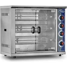 Pimak Dik Tip Piliç Çevirme Makinesi 15 Piliç Elektrikli