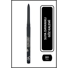 Golden Rose Liner Matic Waterproof Eyepencil No: 201 Black - Asansörlü Suya Dayanıklı Siyah Göz Kalemi