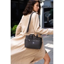 Sanmorris Su Geçirmez Hafif Iş ve Günlük Seyahata Uygun El ve Omuz Kadın Çantası