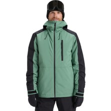 Quiksilver Mission Block Jk Erkek Yeşil Snowboard Ceketi