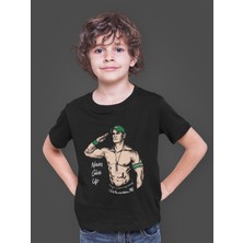 Bumeta Cena Never Give Up Selam Amerikan Güreşi Çocuk Tişört T-Shirt