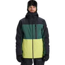 Quiksilver Sycamore Block 20K Jk Erkek Siyah Snowboard Ceketi