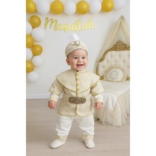 Sitilin Erkek Bebek Kaftanlı Lüks Özel Gün ve Mevlütlük Hastane Çıkışı Mevlit Seti STL7099