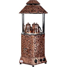 Anka Pro Max Elektrikli Çay Makinası Seti 1 Demlikli 12 Litre Bakır