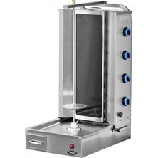 Pimak Elektrikli Alt Motorlu Camlı Döner Makinesi 4 Radyanlı 50X71X115 CM  