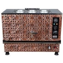 Anka Bakır Pro Kompakt Full Otomatik Çay Makinası 3 Demlikli 30 Litre Elektrikli Tüplü