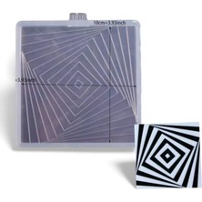 Stonechem 3 Boyutlu Kare Bardak Altlığı