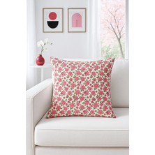 Premier Home Duck Güllü Kırlent Kılıfı Kırmızı V1 40X40
