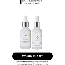 Creaderm Leke Karşıtı Beyazlatıcı & Vitamin C Aydınlatıcı ve Canlandırıcı Yüz Bakım Serumu Set