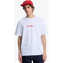 Quiksilver Dna Clıcker Tee Beyaz Erkek Kısa Kol T-Shirt