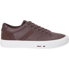 Tommy Hilfiger TH HI VULC LTH STREET Kahverengi Erkek Sneaker