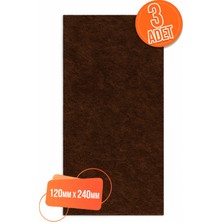 Yc Dekor 3 Ad Yapışkanlı Keçe Mobilya Masa Sandalye Parke Zemin Ayak Koruyucu Kaydırmaz Keçesi 120MM x 240MM