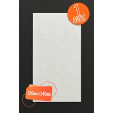 Tek 1 Ad Yapışkanlı Keçe Mobilya Masa Sandalye Parke Zemin Ayak Koruyucu Kaydırmaz Keçesi 120MM x 240MM