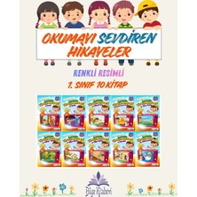 Ata Yayıncılık 1. Sınıf Okumayı Sevdiren Renkli Resimli Hikayeler 5 - 10 Kitap