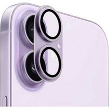 HTstore iPhone Uyumlu 17 Zore Cl-20 Kamera Lens Koruyucu-Mor