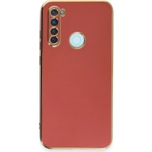 LTG Nova Note 8 Kılıf Volet Silikon - Kırmızı