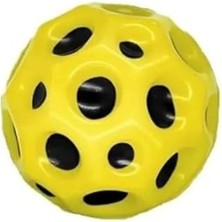 SanalAMCA Store Moon Ball (Yükseğe Ziplayan Top) - 7 cm - Süper Eğlenceli̇ Uzay Topu - Space - Bouncy Ball - Sari