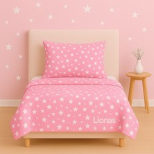 Stella Flavo Tek Kişilik Desenli Nevresim + 1 Adet Kapaklı Yastık Kılıfı