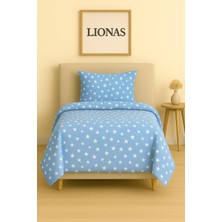 Stella Flavo Tek Kişilik Desenli Nevresim + 1 Adet Kapaklı Yastık Kılıfı