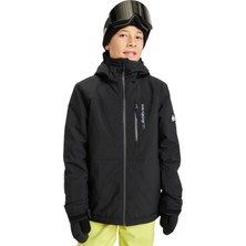 Quiksilver Side Hit Solid Youth Jk Erkek Çocuk Siyah Snowboard Ceketi