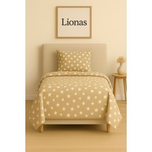 Stella Flavo Tek Kişilik Desenli Nevresim + 1 Adet Kapaklı Yastık Kılıfı