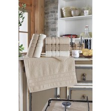 Hrnzafer Tekstil Three Line 6’lı Pamuklu El ve Yüz Havlusu, Mutfak Havlusu Seti - 40X60 cm