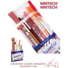 Writech Günlük Tutma & Planlama Için 9 Parçalı Premium Kalem Seti + Taşıma Çantası