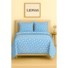 Stella Flavo Çift Kişilik Desenli Nevresim + 2 Adet Kapaklı Yastık Kılıfı