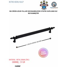 A Kalite 160 mm Çizgili Boru Kulp