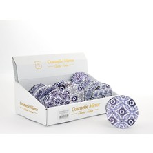 Judge Taşlı Nazar Boncuklu Yuvarlak El Aynası Ince