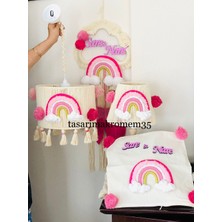 Tasarımakromem35 Makrome Avize-Abajur-Kapısüsü-Yastık Kılıfı