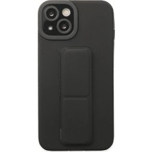 LTG Nova Iphone 14 Kılıf Standlı Silikon - Siyah