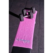Hrnzafer Tekstil Pamuklu Spor Fitness Havlusu 40x100 cm Modern Tasarım Pembe Renk Tekil Ürün