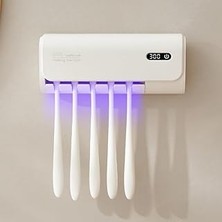 SanalAMCA Store Mioji Mio UV5F 2600MAH Şarj Edilebilir Uv Sterilizatörü Diş Fırçası Tutucusu Beyaz