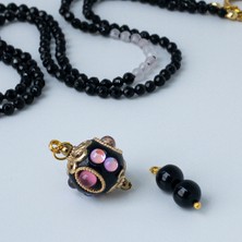 THEIA GemWorks Asmi – Oniks & Pembe Kuvars Kolye