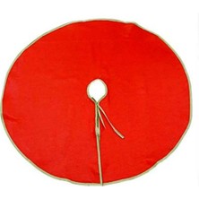 Kırmızı Keçe Ağaç Altlığı, Şık ve Doğal Ev Dekoru Için Ideal Seçim