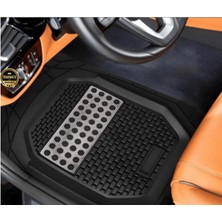 Trakmats Fiat Punto Evo 2010-2011-2012-2013-2014-2015-2016-2017-2018 Havuzlu Oto Paspas Orbital Krom Yeni Üretim 3D Araba Paspası Esnek