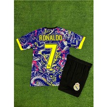 Maharet Real Madrid Cristiano Ronaldo Ejderha Desenli Çocuk Forması (Mixyeni)