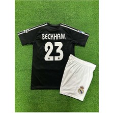 Maharet Real Madrid 2004/05 Sezonu David B.e.c.k.h.a.m Nostalji Çocuk Forması (Black)