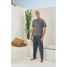 NemereSoft Kocabey 2118 Midi Yaka Pijama Takım