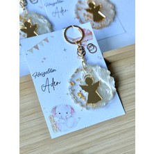 Altın Melek Figürlü Bebek Hediyeliği Anahtarlık – 20’li Set ( Doğum Günü , Baby Shower,sünnet)