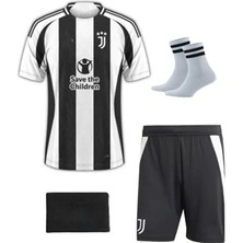Maharet Juventus Kenan Yıldız Yeni Sezon 2024/25 10 Numara Çocuk Forması 4lü Çorap-Bileklik Hediyeli Asf