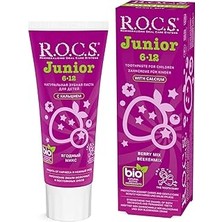 SanalAMCA Store Rocs Junior Çocuk Diş Macunu Orman Meyveli 6-12 Yaş